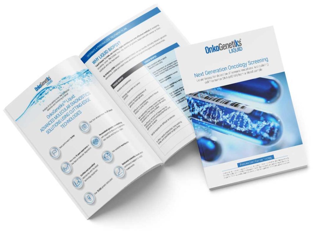 OnkoGenetiks Liquid Biopsy brochure